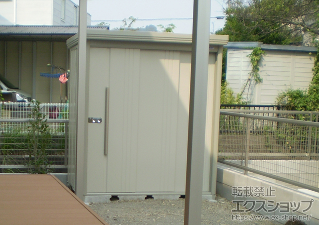 鹿児島県姶良市のの物置・屋外倉庫 Mr.ストックマンダンディ 一般型 施工例