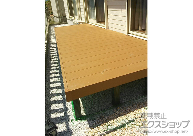 神奈川県三浦市ののウッドデッキ リウッドデッキ200 施工例