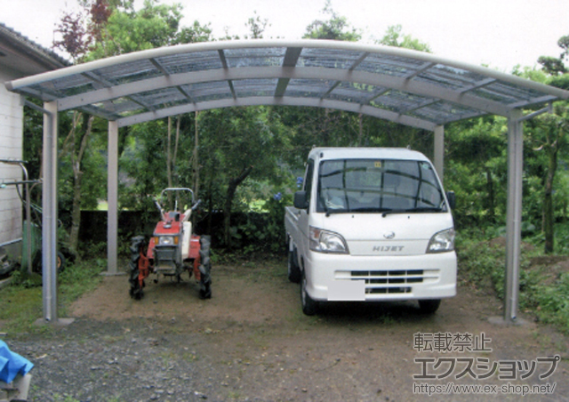 鹿児島県鹿児島市ののカーポート レイナツインポートグラン　積雪〜20cm対応 施工例