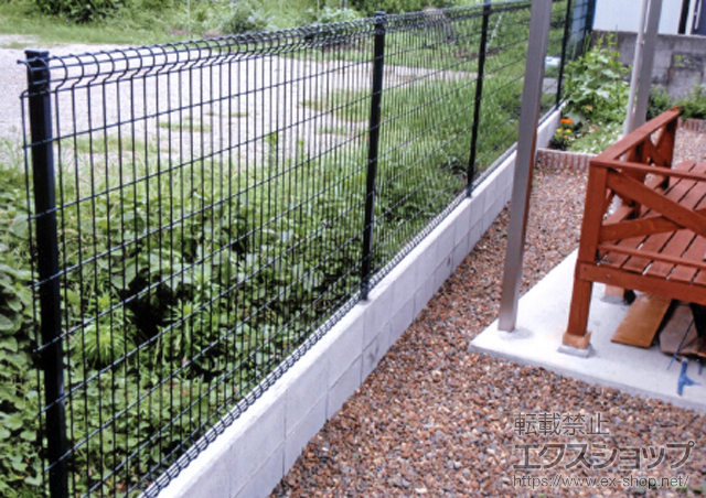 大分県別府市ののフェンス・柵 ハイグリッドフェンスN8型 施工例