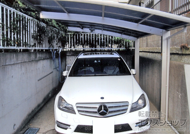 神奈川県川崎市ののカーポート プレシオスポート 積雪〜20cm対応 施工例