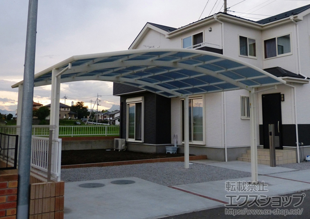 群馬県安中市ののカーポート レイナツインポートグラン　積雪〜20cm対応 施工例