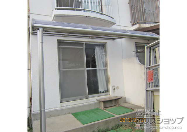 愛知県名古屋市ののテラス屋根 プレシオステラス R型 テラスタイプ 単体 積雪〜20cm対応 施工例