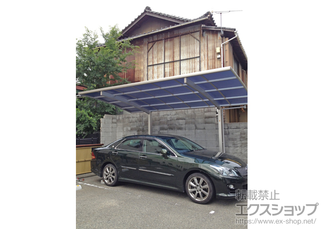 兵庫県明石市ののカーポート プレシオスポート 積雪〜20cm対応 施工例