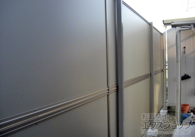 岐阜県羽島市ののフェンス・柵 めかくし塀P型 高尺タイプ 施工例