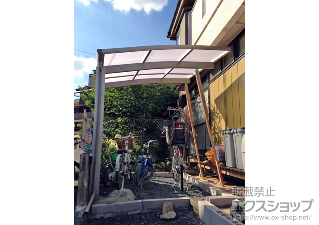 東京都府中市ののサイクルポート・駐輪場 プレシオスポート ミニ 積雪〜20cm対応 施工例