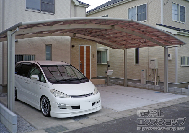 栃木県宇都宮市ののカーポート レイナトリプルポートグラン　積雪〜20cm対応 施工例