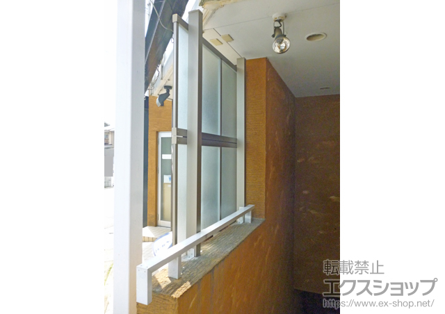 京都府京都市ののフェンス・柵 シャレオRP型フェンス 多段柱タイプ 施工例