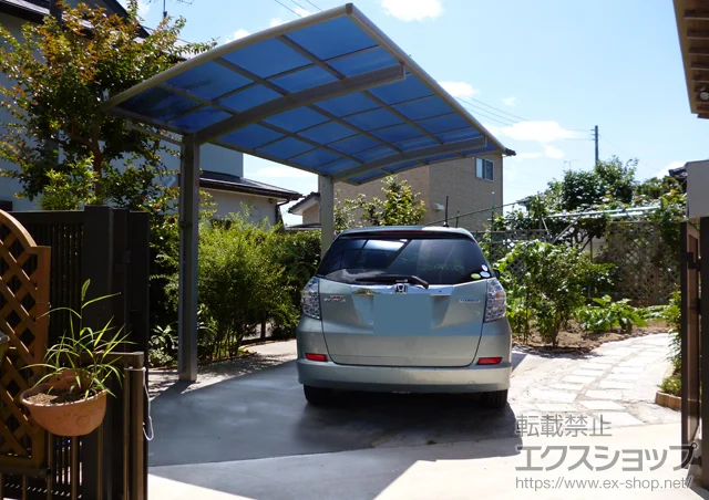 千葉県長生郡白子町のYKKAPのカーポート レイナポートグラン　積雪～20cm対応 施工例