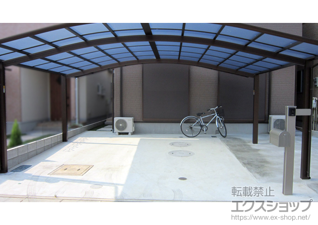 埼玉県上尾市ののカーポート レイナツインポートグラン　積雪〜20cm対応 施工例