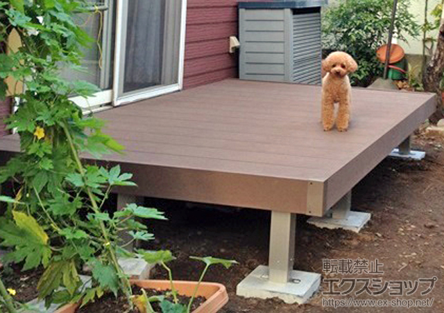 埼玉県坂戸市ののウッドデッキ リウッドデッキ 200 施工例