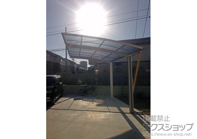 愛知県高浜市ののカーポート プレシオスポート 積雪〜20cm対応 施工例