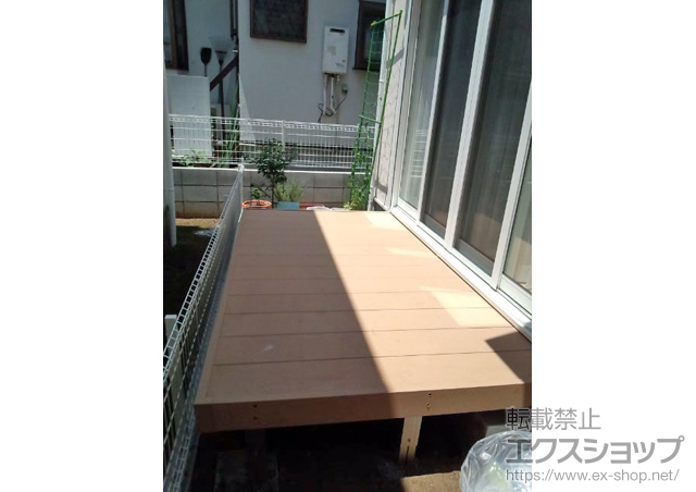 東京都府中市ののウッドデッキ リウッドデッキ 200 施工例