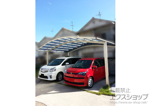 大阪府松原市ののカーポート レイナツインポートグラン　積雪〜20cm対応 施工例