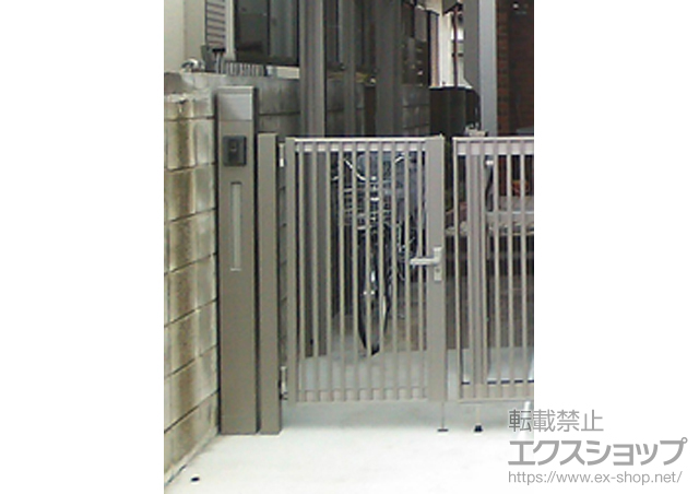 埼玉県ふじみ野市のの機能門柱・ポスト ファンクションユニット ウィルモダンスリム 施工例