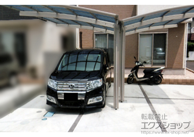 埼玉県春日部市ののカーポート レイナポートグラン Y合掌　積雪〜20cm対応 施工例