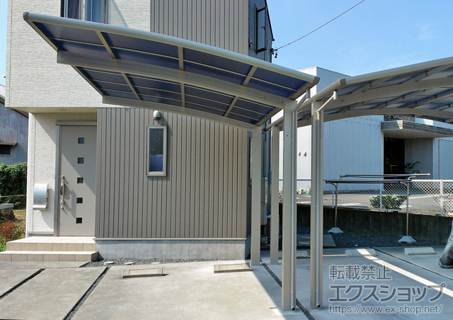 静岡県藤枝市ののカーポート レイナポートグラン　積雪〜20cm対応 施工例