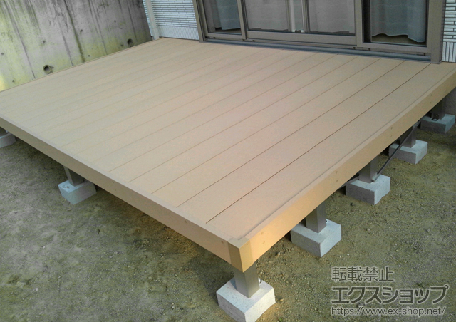 兵庫県宝塚市ののウッドデッキ リウッドデッキ 200 施工例