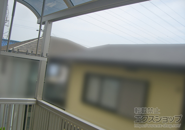 三重県四日市市ののバルコニー バルコニー BY-X型 千本格子 単体 柱建て式 施工例