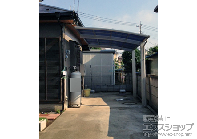 埼玉県新座市ののカーポート プレシオスポート 積雪〜20cm対応 施工例