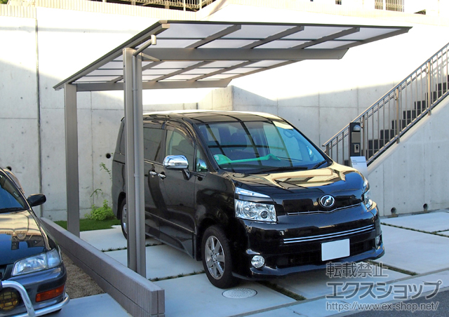 大阪府和泉市ののカーポート アーキフィット 積雪〜20cm対応 施工例