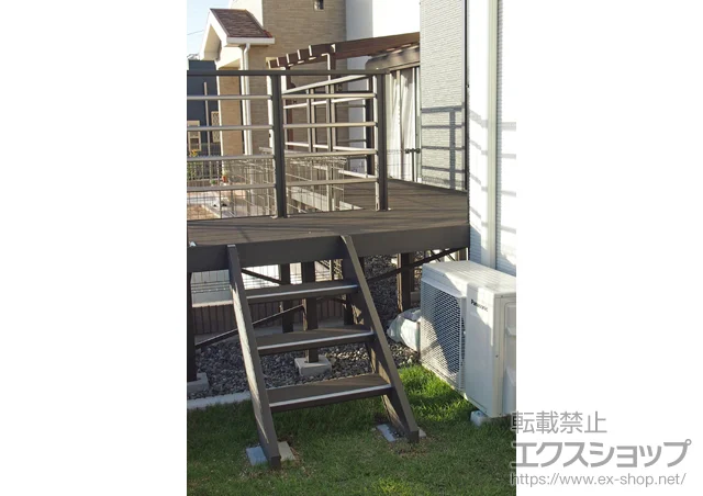 ���{�a��s��LIXIL ���N�V���i�g�X�e���j�̃E�b�h�f�b�L ���R�X�e�[�WII �ٌ^�{���R�X�e�[�WII �X�e�b�v4�i�{���R�X�e�[�WII �f�b�L�t�F���X �{�H��