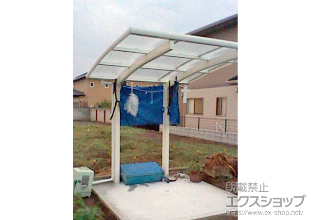 栃木県佐野市ののサイクルポート・駐輪場 レイナポートグランミニ 積雪〜20cm対応 施工例