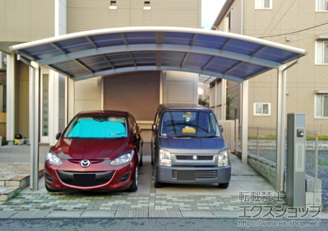 埼玉県八潮市ののカーポート レイナツインポートグラン　積雪〜20cm対応 施工例