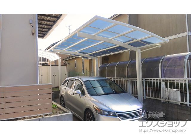 千葉県八街市ののカーポート レイナポートグラン　積雪〜20cm対応 施工例