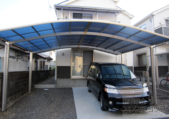 奈良県大和郡山ののカーポート レイナツインポートグラン　積雪〜20cm対応 施工例