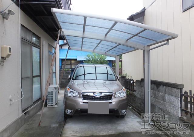 宮城県宮城郡ののカーポート レイナポートグラン　積雪〜20cm対応＋レイナポートグラン用 着脱式サポート2本入 施工例