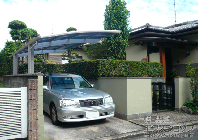 福岡県太宰府市ののカーポート プレシオスポート 積雪〜20cm対応 施工例