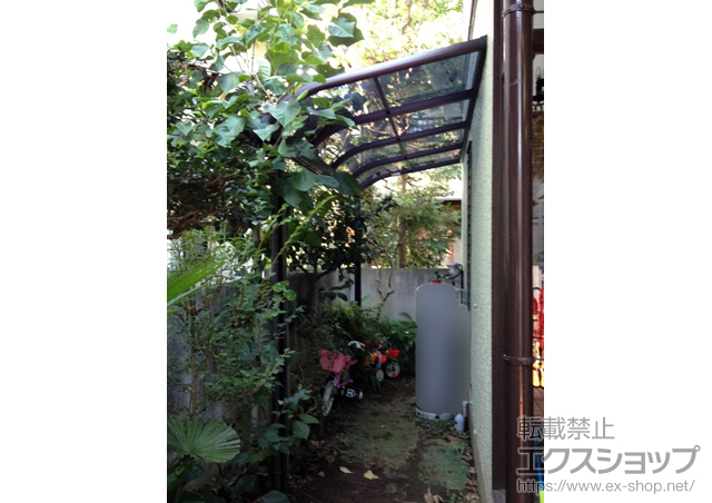 東京都国分寺市ののテラス屋根 プレシオステラス R型 テラスタイプ 単体 積雪〜20cm対応 施工例