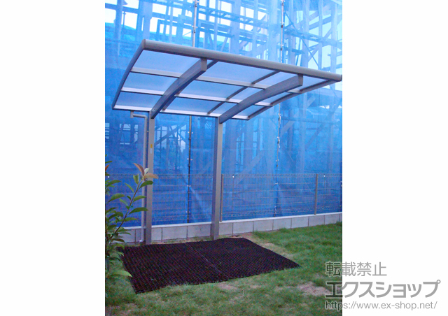 埼玉県鴻巣市ののサイクルポート・駐輪場 レイナポートグランミニ 積雪〜20cm対応 施工例