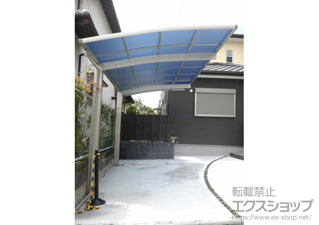 福岡県春日市ののカーポート プレシオスポート 積雪〜20cm対応 施工例