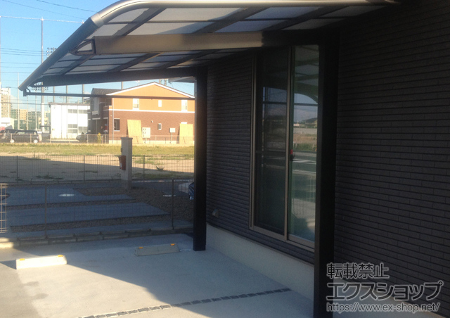 福岡県福岡市のLIXIL リクシル（トステム）のカーポート レガーナポートシグマIII 積雪〜20cm対応 施工例