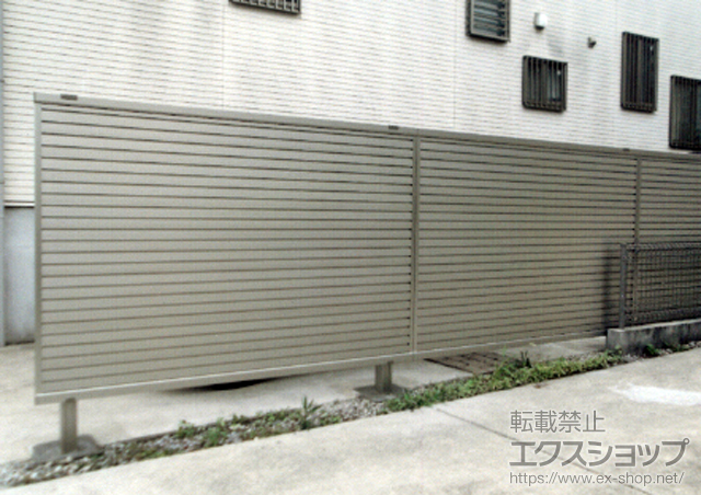 千葉県野田市ののフェンス・柵 ビューテクトR1型 施工例