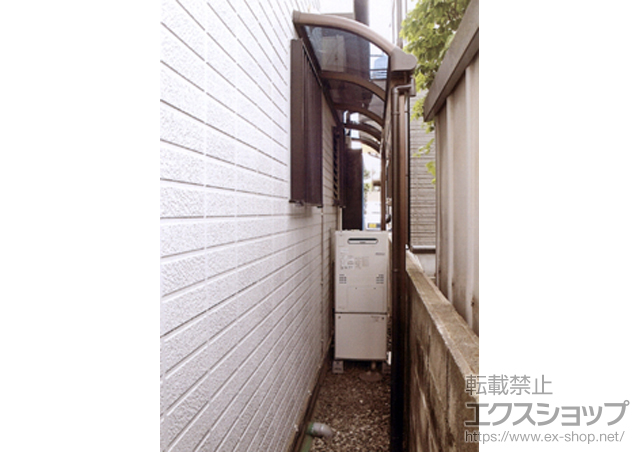 東京都東村山市ののテラス屋根 プレシオステラス R型 テラスタイプ 単体 積雪〜20cm対応 施工例