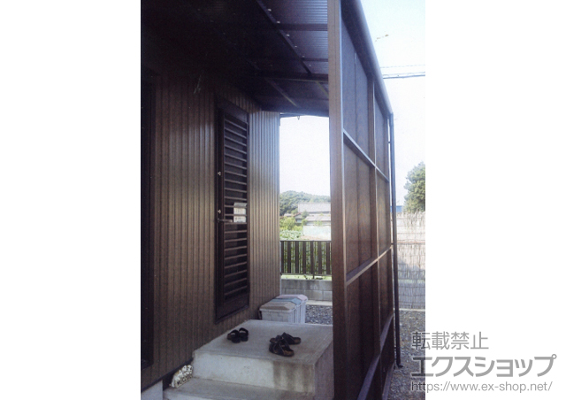 愛知県愛西市ののストックヤード ストックヤードII オープンタイプ 積雪〜20ｃｍ対応 施工例