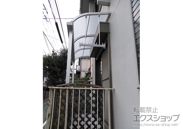 東京都板橋区のLIXIL リクシル（トステム）のテラス屋根 ライザーテラスII R型 テラスタイプ 単体 積雪〜20cm対応 施工例