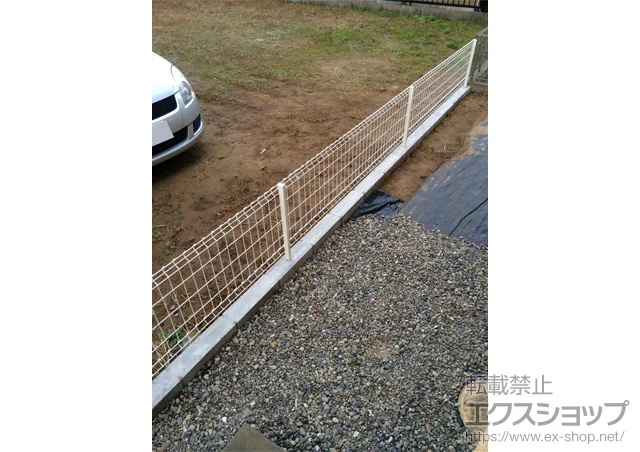 ��錧���P��s��LIXIL ���N�V��(TOEX)�̃t�F���X�E��E�� �n�C�O���b�h�t�F���XUF8�^ �t���[�|�[���^�C�v �{�H��