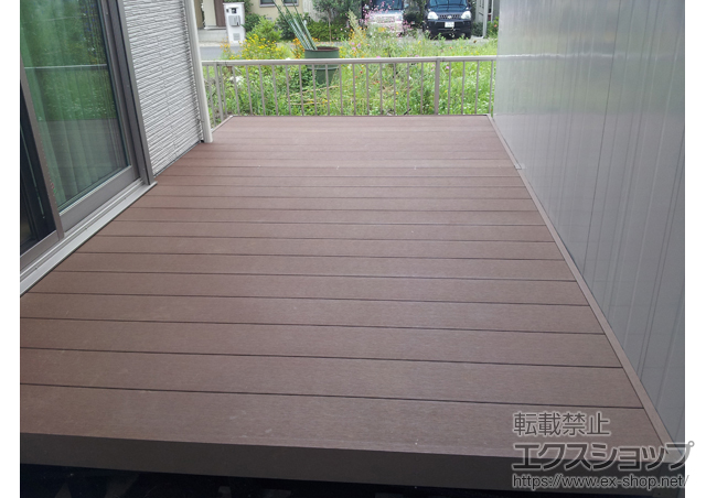 千葉県柏市ののウッドデッキ リウッドデッキ 200 施工例