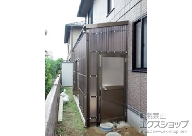 鳥取県境港市のLIXIL リクシル（トステム）のストックヤード フリーヤード ドアタイプ 施工例