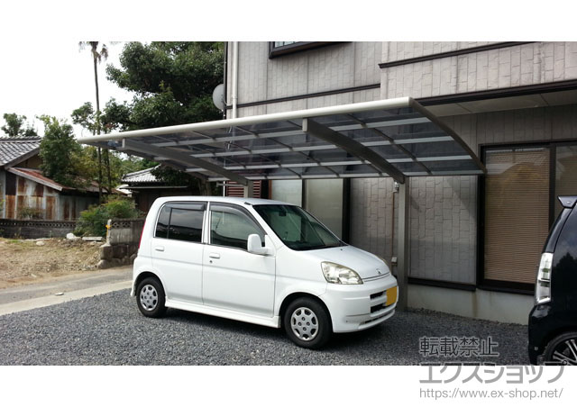 三重県鈴鹿市ののカーポート プレシオスポート 積雪〜20cm対応 施工例