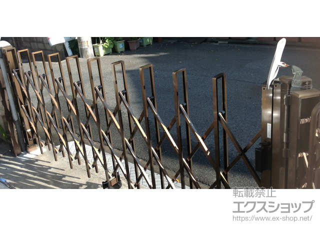 大阪府堺市ののカーゲート トリップゲート PA型 ノンレール 片開き 30S 施工例