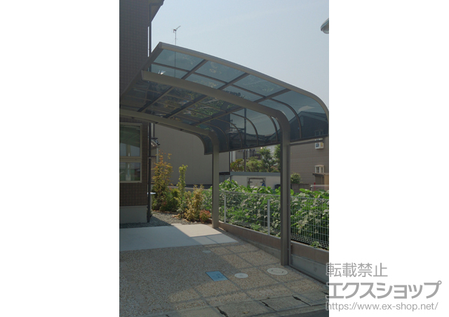 兵庫県加古郡播磨町のLIXIL リクシル（トステム）のカーポート テールポートシグマIII 積雪〜20cm対応 施工例