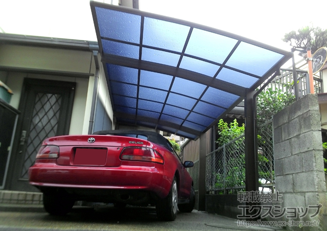 千葉県佐倉市ののカーポート プレシオスポート 積雪〜20cm対応 施工例