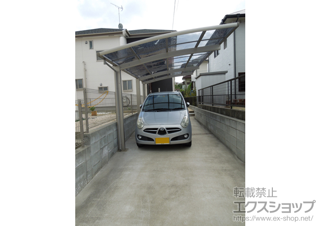 福岡県古賀市ののカーポート レイナポートグラン 延長　積雪〜20cm対応 施工例