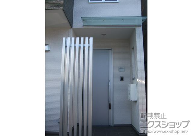 愛知県名古屋市のLIXIL リクシル（トステム）のオーニング・日よけ クリアルーフ 単体タイプ 施工例