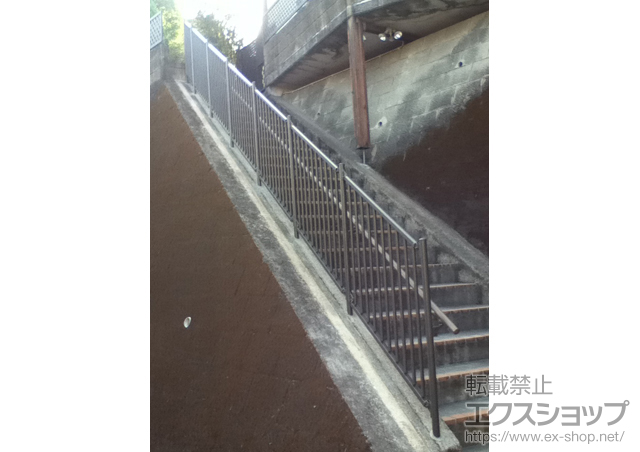 鹿児島県鹿児島市ののフェンス・柵 グリップライン 転落防止柵 施工例